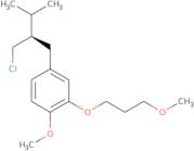 4-[(2R)-2-(Chloromethyl)-3-methylbutyl]-1-methoxy-2-(3-methoxypropoxy)benzene