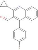 2-Cyclopropyl-4-(4-fluorophenyl)quinoline-3-carbaldehyde