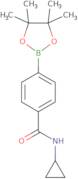 N-cyclopropyl-4-(4,4,5,5-tetramethyl-1,3,2-dioxaborolan-2-yl)benzamide