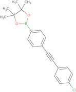 2-[4-(4-Chloro-phenylethynyl)-phenyl]-4,4,5,5-tetramethyl-[1,3,2]dioxaborolane