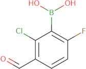 2-Chloro-6-fluoro-3-formylphenylboronic acid