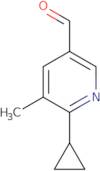 2-Cyclopropyl-3-methylpyridine-5-carbaldehyde