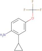 2-Cyclopropyl-4-(trifluoromethoxy)aniline