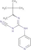 (+/-)-N-Cyano-N'-4-pyridinyl-N'-(1,2,2-trimethylpropyl)guanidine monohydrate