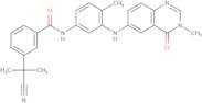 3-(2-cyanopropan-2-yl)-N-(4-methyl-3- (3-methyl-4-oxo-3,4-dihydro Quinazolin-6-ylamino) phenyl)benzamide