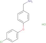 (4-(4-Chlorophenoxy)phenyl)methanamine hydrochloride