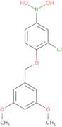 3-Chloro-4-(3',5'-dimethoxybenzyloxy)phenylboronic acid