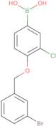 3-Chloro-4-(3'-bromobenzyloxy)phenylboronic acid