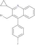 2-Cyclopropyl-4-(4-fluorophenyl)-quinolyl-3-methylbromide