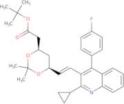 (3R,5S,6E)-7-[2-Cyclopropyl-4-(4-fluorophenyl)-3-quinolyl]-2,2-Dimethyl-1,3-dioxane-6-heptenoic ac…