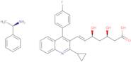 Pitavastatin (+)-phenylethylamine salt