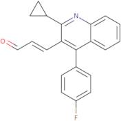 (E)-3-[2-Cyclopropyl-4-(4-fluorophenyl)-3-quinolinyl]-2-propenal