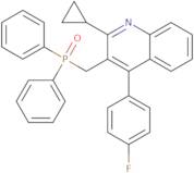 2-Cyclopropyl-3-[(diphenylphosphinyl)methyl]-4-(4-fluorophenyl)quinoline