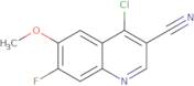 4-Chloro-7-fluoro-6-methoxy-quinoline-3-carbonitrile