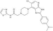 2-(4-(6-chloro-2-(4-(dimethylamino)phenyl)-3H-imidazo[4,5-b]pyridin-7-yl)piperazin-1-yl)-N-(thiazol-2-yl)acetamide