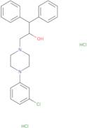 3-(4-(3-chlorophenyl)piperazin-1-yl)-1,1-diphenylpropan-2-ol dihydrochloride