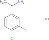 (S)-1-(4-Chloro-3-fluorophenyl)ethanamine hydrochloride