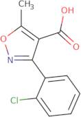 3-(2-Chlorophenyl)-5-methylisoxazole-4-carboxylic acid