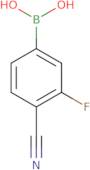 4-Cyano-3-fluorophenylboronic acid (contains varying amounts of Anhydride)