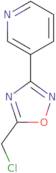 3-(5-Chloromethyl-[1,2,4]oxadiazol-3-yl)pyridine