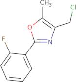 4-Chloromethyl-2-(2-fluorophenyl)-5-methyl-oxazole