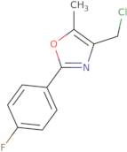 4-Chloromethyl-2-(4-fluorophenyl)-5-methyl-oxazole