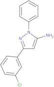 3-(3-Chlorophenyl)-1-phenyl-1H-pyrazol-5-amine