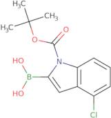 4-Chloro-N-(Boc)-indole-2-boronic acid