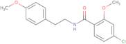 4-Chloro-2-methoxy-N-[2-(4-methoxyphenyl)ethyl]benzamide