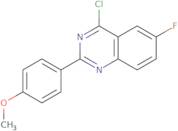 4-Chloro-6-fluoro-2-(4-methoxyphenyl)quinazoline