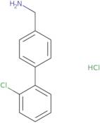 [4-(2-Chlorophenyl)phenyl]methylamine hydrochloride