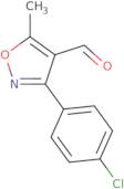 3-(4-Chlorophenyl)-5-methylisoxazole-4-carbaldehyde