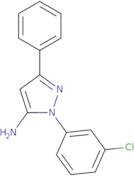 1-(3-Chlorophenyl)-3-phenyl-1H-pyrazol-5-amine