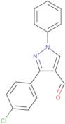 3-(4-Chlorophenyl)-1-phenyl-pyrazole-4-carbaldehyde