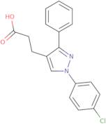 1-(4-Chlorophenyl)-3-phenylpyrazole-4-propionic acid