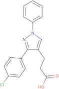 3-(4-Chlorophenyl)-1-phenylpyrazole-4-propionic acid