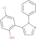 5-(5-Chloro-2-hydroxyphenyl)-1-phenylpyrazole