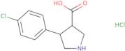 (±)-trans-4-(4-Chlorophenyl)pyrrolidine-3-carboxylic acid hydrochloride