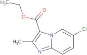 6-Chloro-2-methylimidazo[1,2-alpha]pyridine-3-carboxylic acid ethyl ester