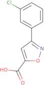 3-(3-Chlorophenyl)isoxazole-5-carboxylic acid