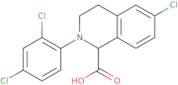 6-Chloro-2-(2,4-dichlorophenyl)-1,2,3,4-tetrahydroisoquinoline-1-carboxylic acid