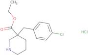 3-(4-Chlorobenzyl)piperidine-3-ethylcarboxylate HCl