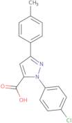 1-(4-Chlorophenyl)-3-(4-methylphenyl)-1H-pyrazole-5-carboxylic acid