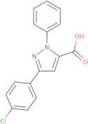 3-(4-Chlorophenyl)-1-phenyl-1H-pyrazole-5-carboxylic acid