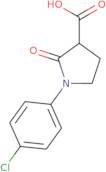 1-(4-Chlorophenyl)-2-oxopyrrolidine-3-carboxylic acid