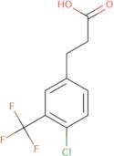 3-[4-chloro-3-(trifluoromethyl)phenyl]propanoic acid