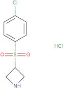 3-[(4-chlorophenyl)sulfonyl]azetidine hydrochloride