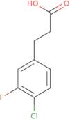 3-(4-chloro-3-fluorophenyl)propanoic acid