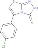 5-(4-chlorophenyl)[1,3]thiazolo[2,3-c][1,2,4]triazole-3-thiol