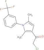 2-chloro-1-{2,5-dimethyl-1-[3-(trifluoromethyl)phenyl]-1h-pyrrol-3-yl}-1-ethanone